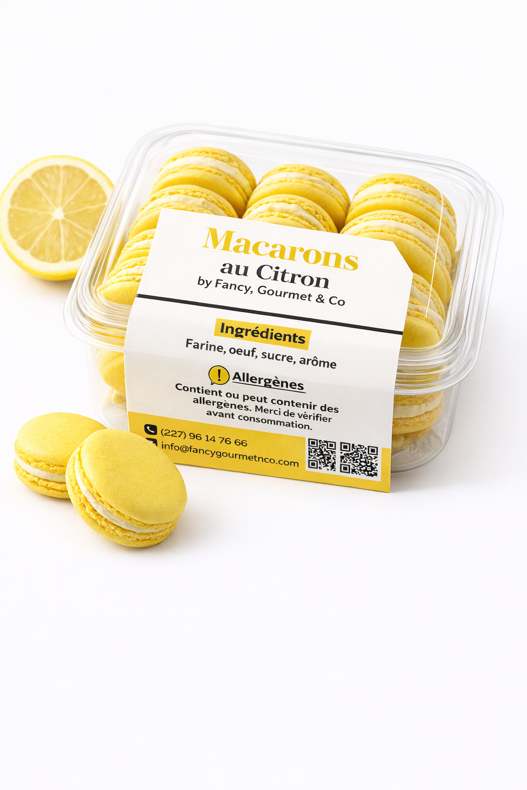 Macaron au citron